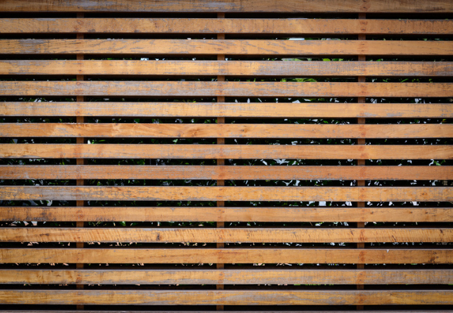 Louvered Fence
